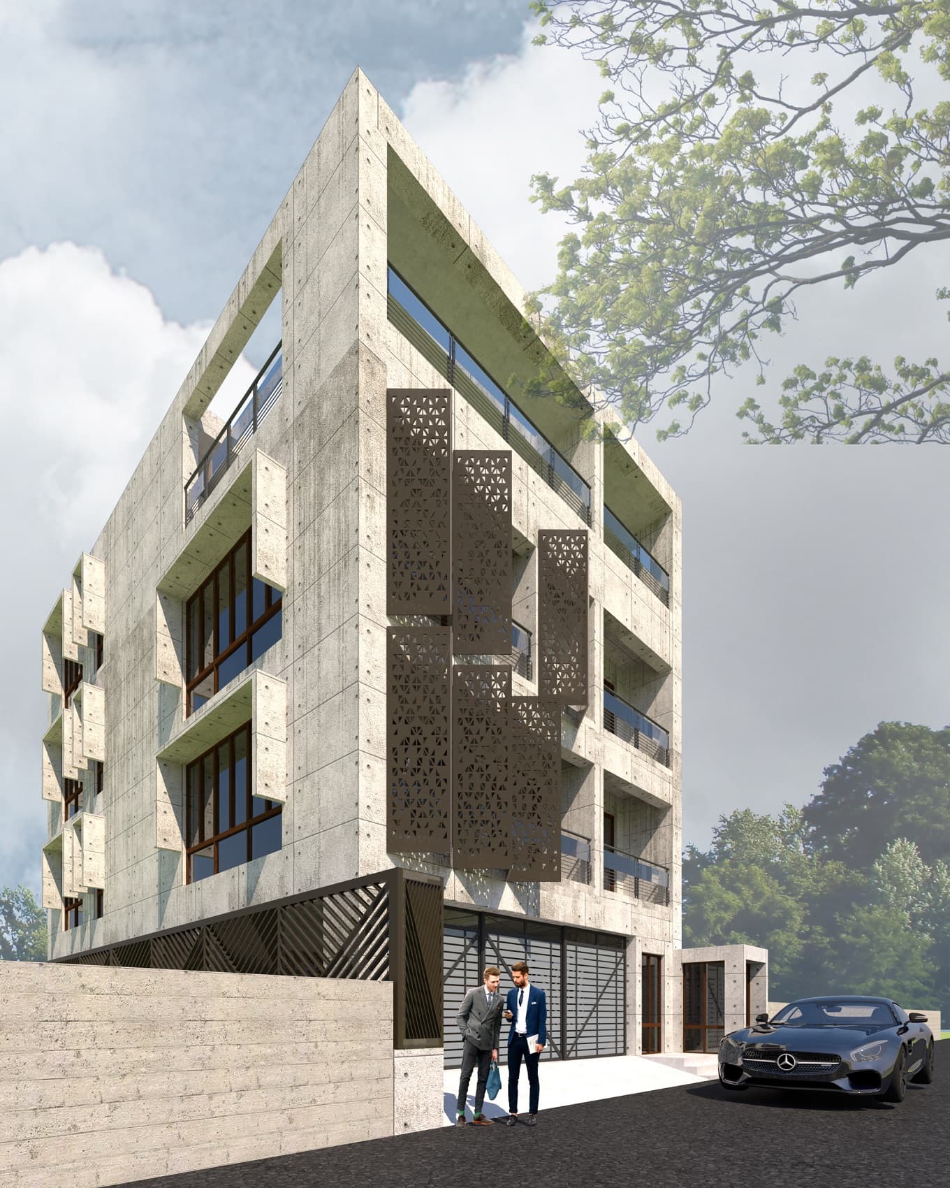 A single family residential Quadruplex at Nikunja-01, Dhaka