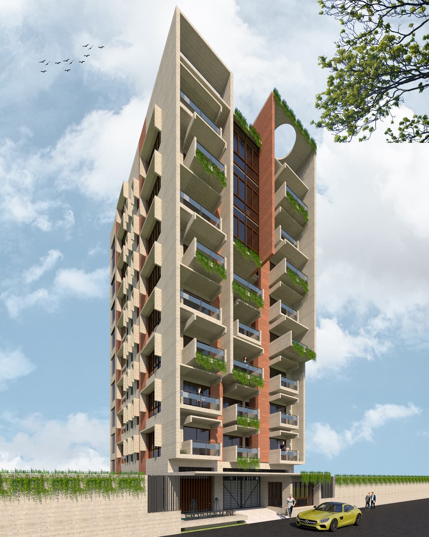 A G+8 Residential Apartment at Jolsiri Abashon, Sector-16, Dhaka